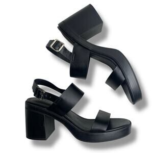 Madden Girl Shoes Toola Platform City Sandals Heels Chunky Strappy Y2K Size 8.5